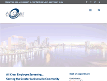 Tablet Screenshot of allclearscreen.com